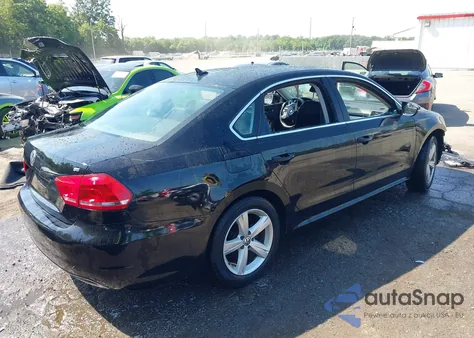 2012 Volkswagen Passat 2.5L Se from USA, damaged, VIN 1VWBP7A35CC022050